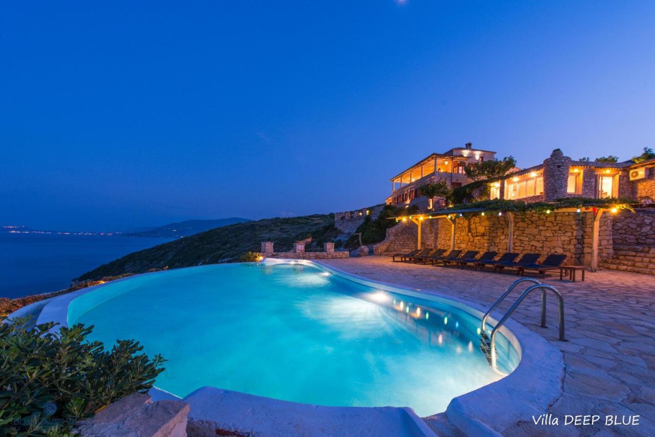 Blue Caves Villas - Exceptional Villas With Private Pools Direct Access To The Sea Koríthion Exterior foto
